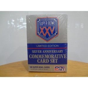 Superbowl XXV commemorative Card Set